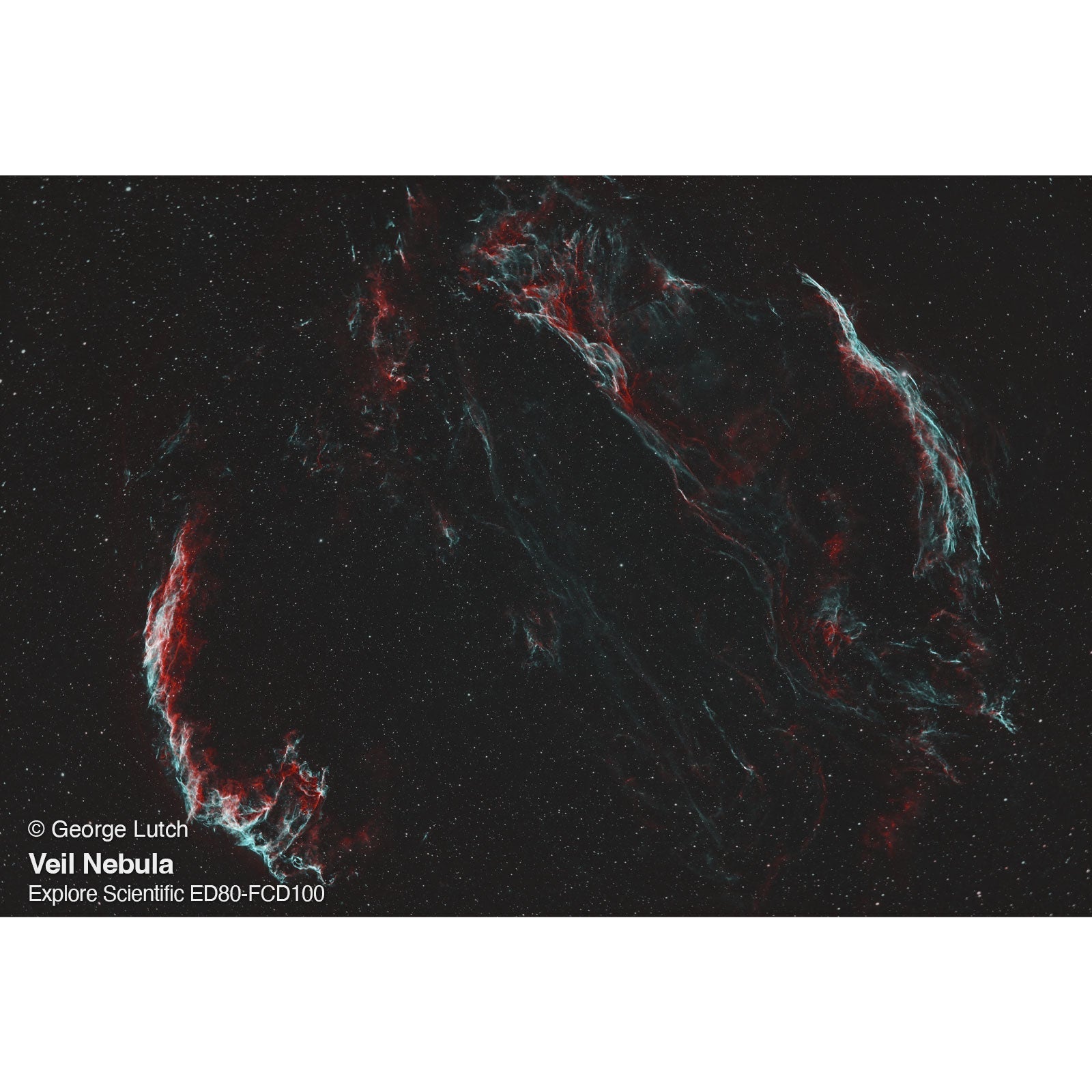 Explore Scientific ED80-FCD100 Series Air-Spaced Triplet Refractor Telescope and Hybrid 2N1 Finder Base- FCD100-0806-01