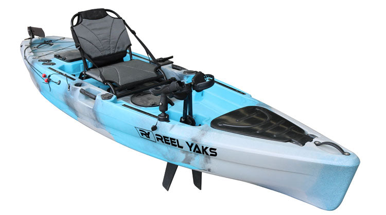 11' Rubicon Fin Pedal Drive Fishing Kayak | 501lbs capacity | oceans lakes rivers