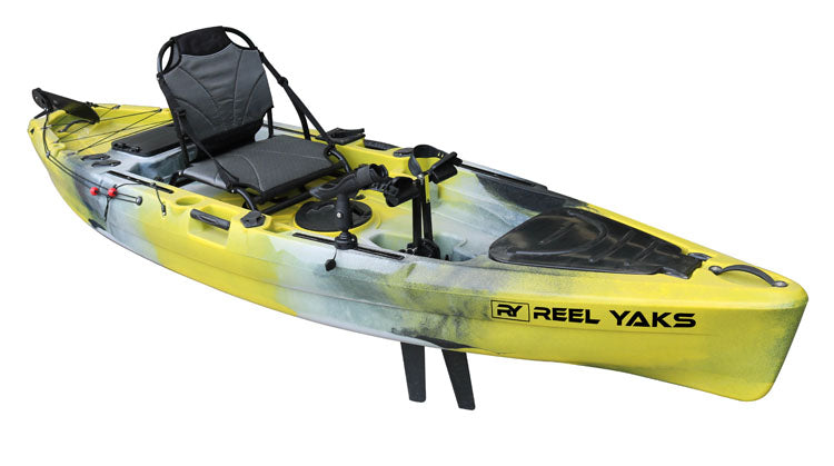11' Rubicon Fin Pedal Drive Fishing Kayak | 501lbs capacity | oceans lakes rivers