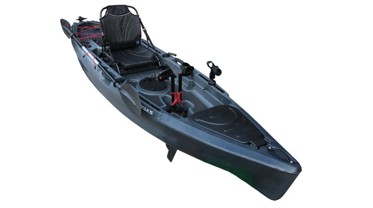 11' Rubicon Fin Pedal Drive Fishing Kayak | 501lbs capacity | oceans lakes rivers