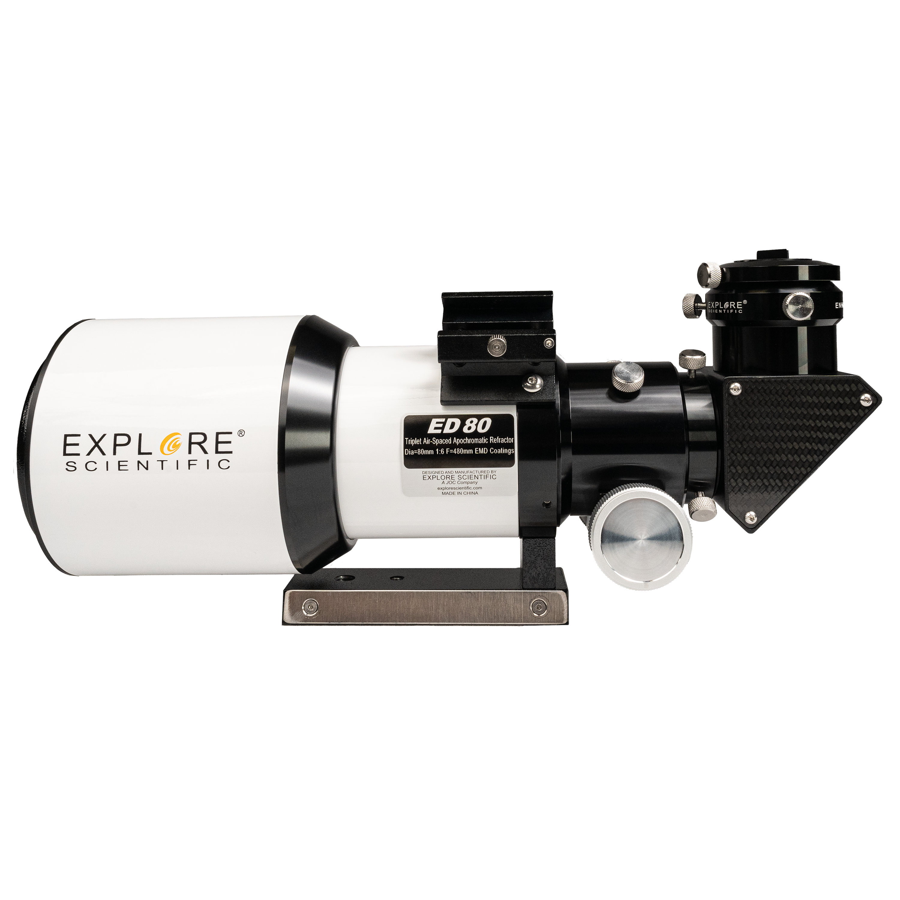 ED80 Essential Series Air-Spaced Triplet Refractor Astrophotography Telescope