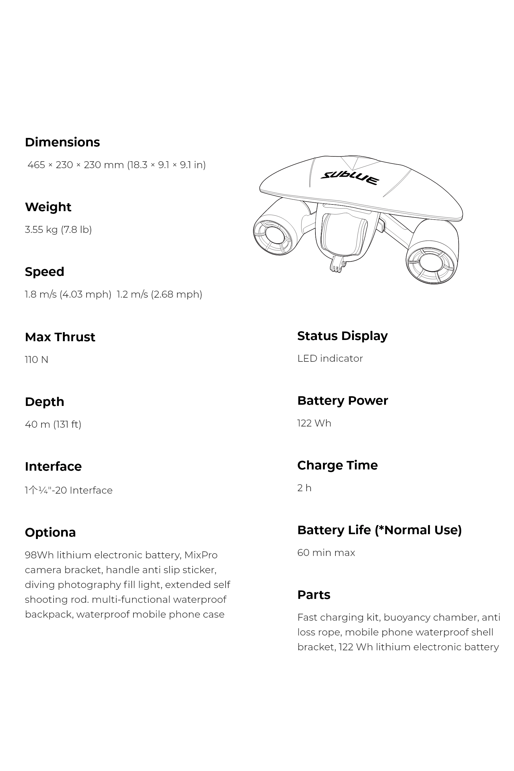 MixPro – Dual-Motor Underwater Scooter