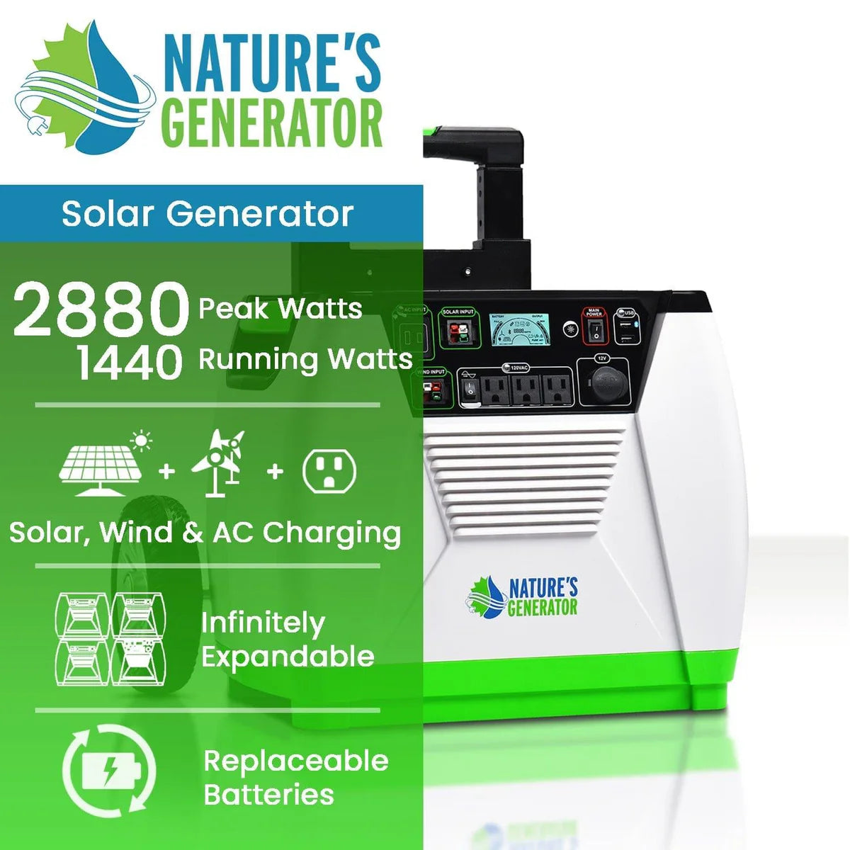 NATURE'S GENERATOR 1800-WATT