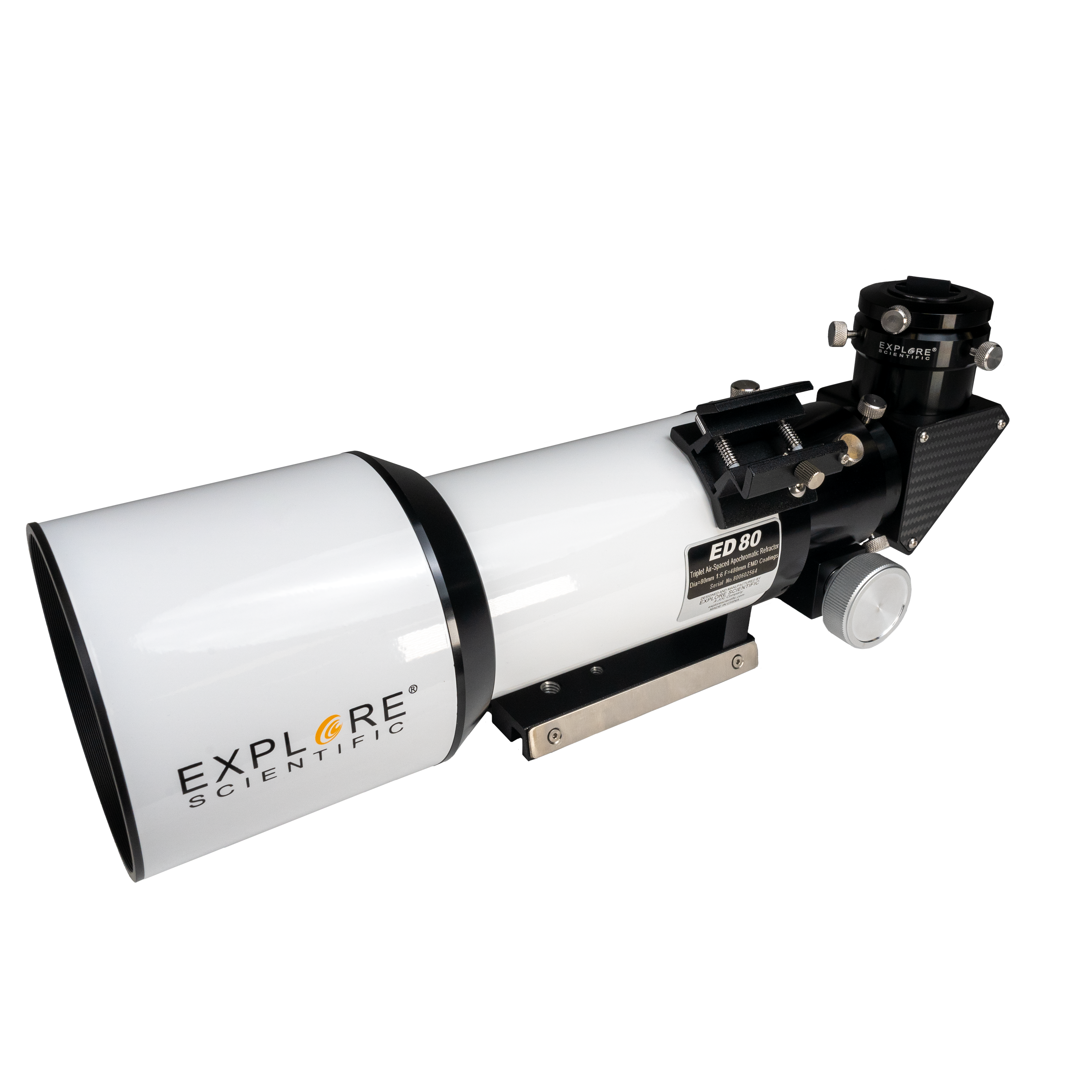 ED80 Essential Series Air-Spaced Triplet Refractor Astrophotography Telescope